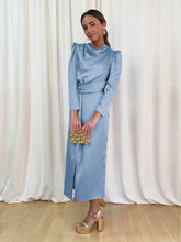 Φόρτωση εικόνας στο εργαλείο προβολής Συλλογής, High-end σατέν φόρεμα με σκισίματα
