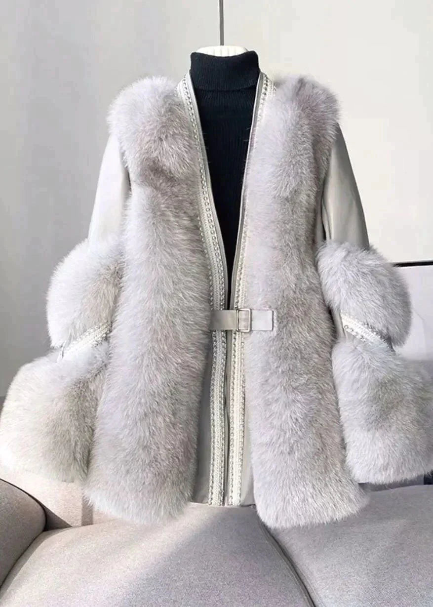 Γούνινο παλτό Faux Fox